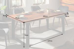 Design étkezőasztal Halona 180 cm eperfa