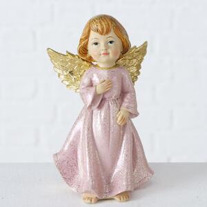 Figura, Polyresin, Angelina Arany / Rózsaszín, Különböző Modellek, H9xSz8xM15 cm
