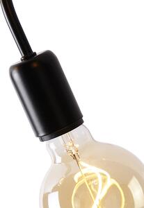 Design mennyezeti lámpa fekete 3-lámpa - Wimme