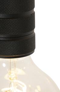 Design függőlámpa fekete 9 lámpával - Cavalux