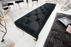 MODERN BAROCK fekete ülőpad 170cm