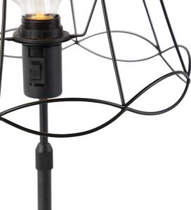 Asztali lámpa fekete Granny Kerettel állítható 30 cm - Parte