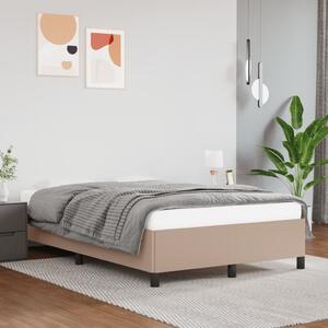 Ágykeret matrac nélkül cappuccino színű 120x190 cm műbőr
