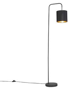 Modern állólámpa fekete - Lofty