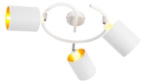 Modern mennyezeti lámpa fehér 3 lámpás - Lofty