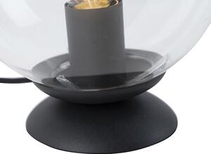 Art deco asztali lámpa fekete - Pallon