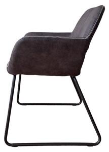 Design szék Derrick, antik szürke