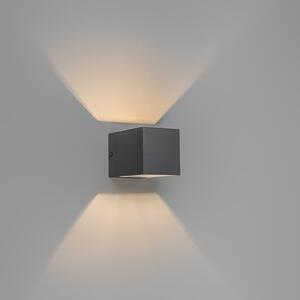 Modern fali lámpa sötét szürke - transzfer