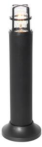 Modern álló kültéri lámpa fekete IP54 50 cm - Kiki