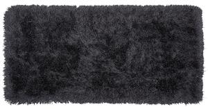 Különleges Shaggy Szövet Szőnyeg Fekete 80 x 150 cm CIDE