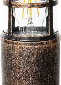 Modern álló kültéri lámpa sárgaréz IP54 70 cm - Kiki