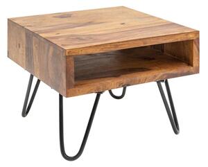 Design retro kisasztal Shayla, 45 cm, sheesham