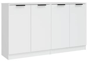 VidaXL Fehér Fa Tálalóasztal - 2 db - 60x30x70 cm
