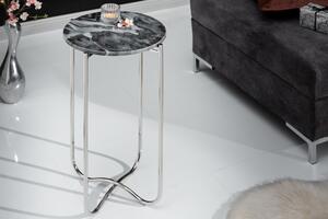 Design kisasztal Tristen I 35 cm márvány szürke