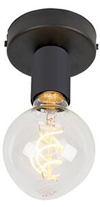 Modern mennyezeti lámpa fekete, 1 lámpás - Könnyű