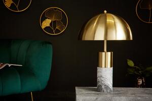 Design asztali lámpa Aamira 52 cm márvány szürke