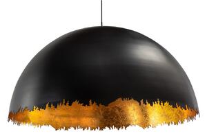 Design függőlámpa Lareina 76 cm fekete-arany - raktáron
