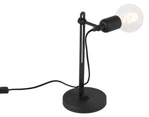 Ipari asztali lámpa fekete - Csúsztatható