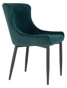 Design szék Lapid zöld bársony