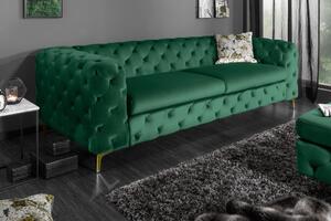 MODERN BAROCK zöld és arany kanapé 240cm