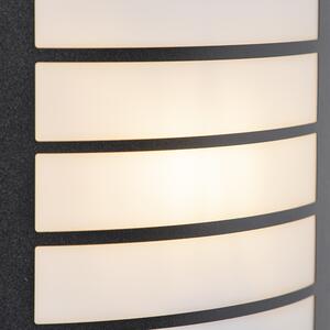 Kültéri fali lámpa fekete IP44 mozgásérzékelővel - Miro