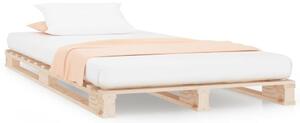 VidaXL tömör fenyőfa raklapágy 75 x 190 cm (Small Single)