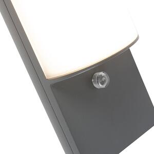 Modern kültéri fali lámpa sötét szürke, világos-sötét érzékelővel - Harry