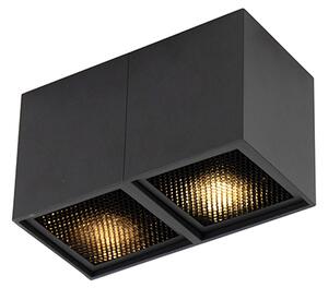 Design spot fekete, 2 lámpa - Qubo Honey