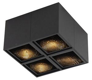 Design spot fekete 4-lámpa - Qubo Honey