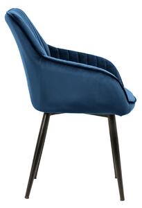 TURIN kék karfás szék