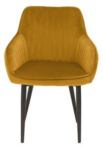 TURIN sárga karfás szék
