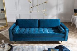 COZY VELVET kék kanapé