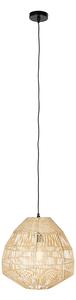 Falusi függőlámpa bambusz 41 cm - püspök