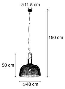 Ipari függesztett lámpa acél 48 cm - Arti Wire