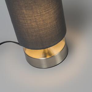 Modern asztali lámpa, acélból - Milo 2
