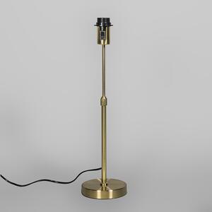 Asztali lámpa arany / sárgaréz, árnyalatfehér, 25 cm állítható - Parte