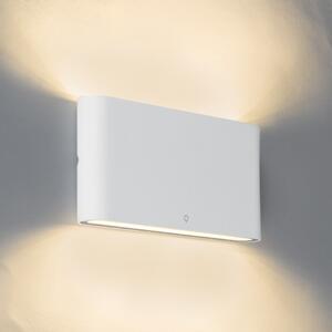 Fali lámpa fehér 17,5 cm IP65 LED-del - Batt