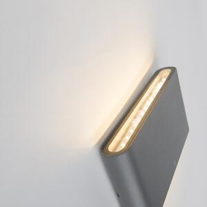 Kültéri fali lámpa sötétszürke 17,5 cm IP65 LED-del - Batt
