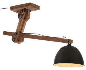 Fekete mennyezeti lámpa 25 W 105x30x65-108 cm E27