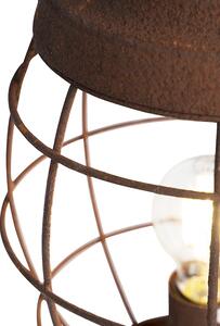 Rusztikus asztali lámpa rozsda - Lentera