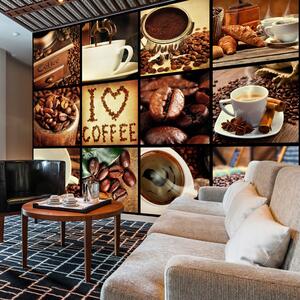 Fotótapéta - Coffee - Collage