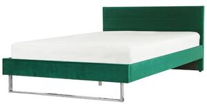 Zöld Bársony Ágy 180 x 200 cm BELLOU