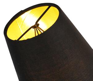 Design állólámpa fekete 3 lámpa szorítóval - Wimme
