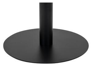 Kerek dohányzóasztal Kane 70 cm márvány utánzata / fekete