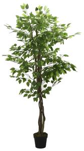 Zöld mű fikusz fa 630 levéllel 120 cm