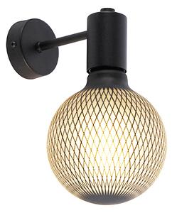 Ipari fali lámpa fekete, G125 DECO 180lm - Facil 1