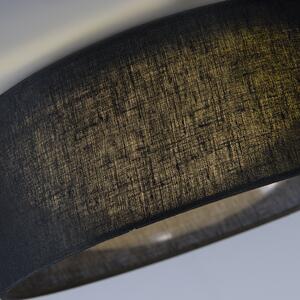 Mennyezeti lámpa, fekete, 28 cm, LED-el - Dobdomb
