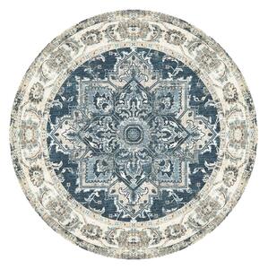 Design kerek szőnyeg Maile 200 cm kék