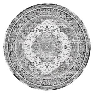 Design kerek szőnyeg Maile 200 cm fekete-fehér