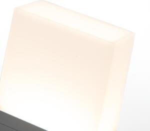 Modern kültéri lámpa sötétszürke 65 cm, LED IP54-el, Malia